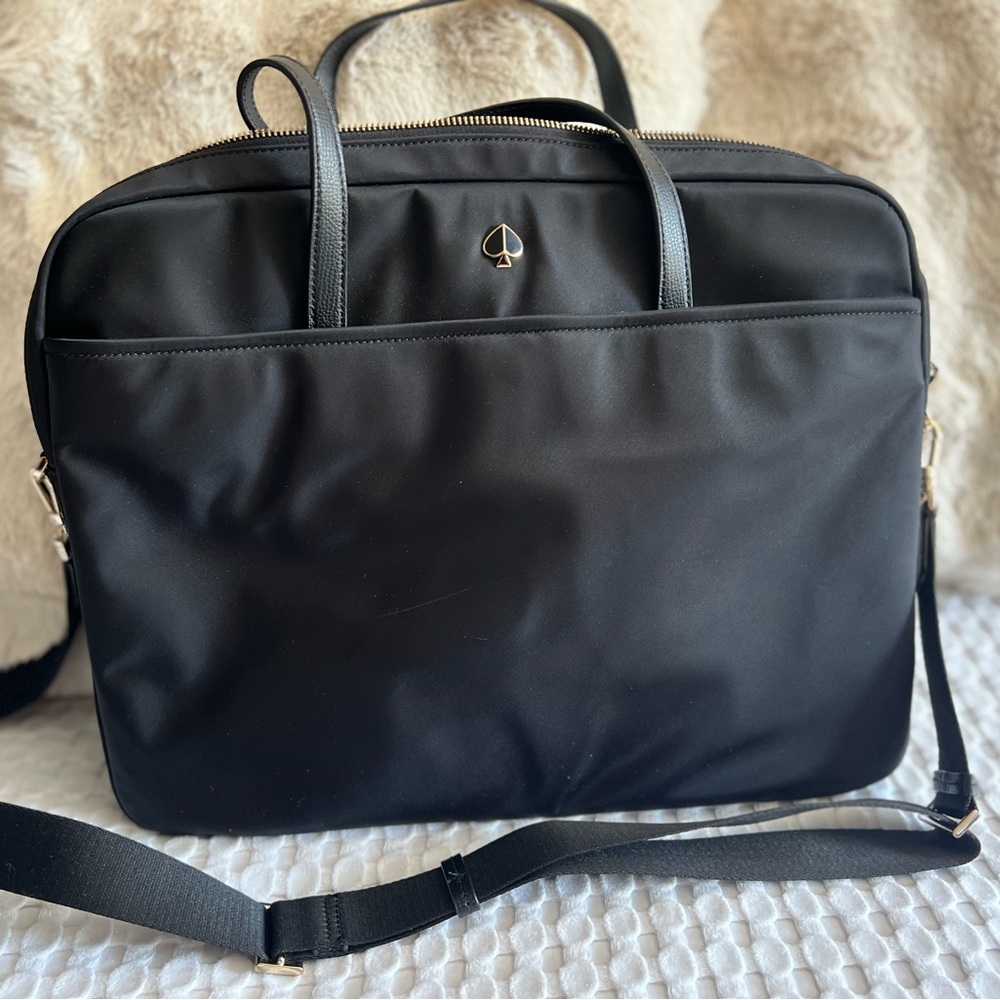 Kate Spade Black Laptop Bag with Shoulder Strap